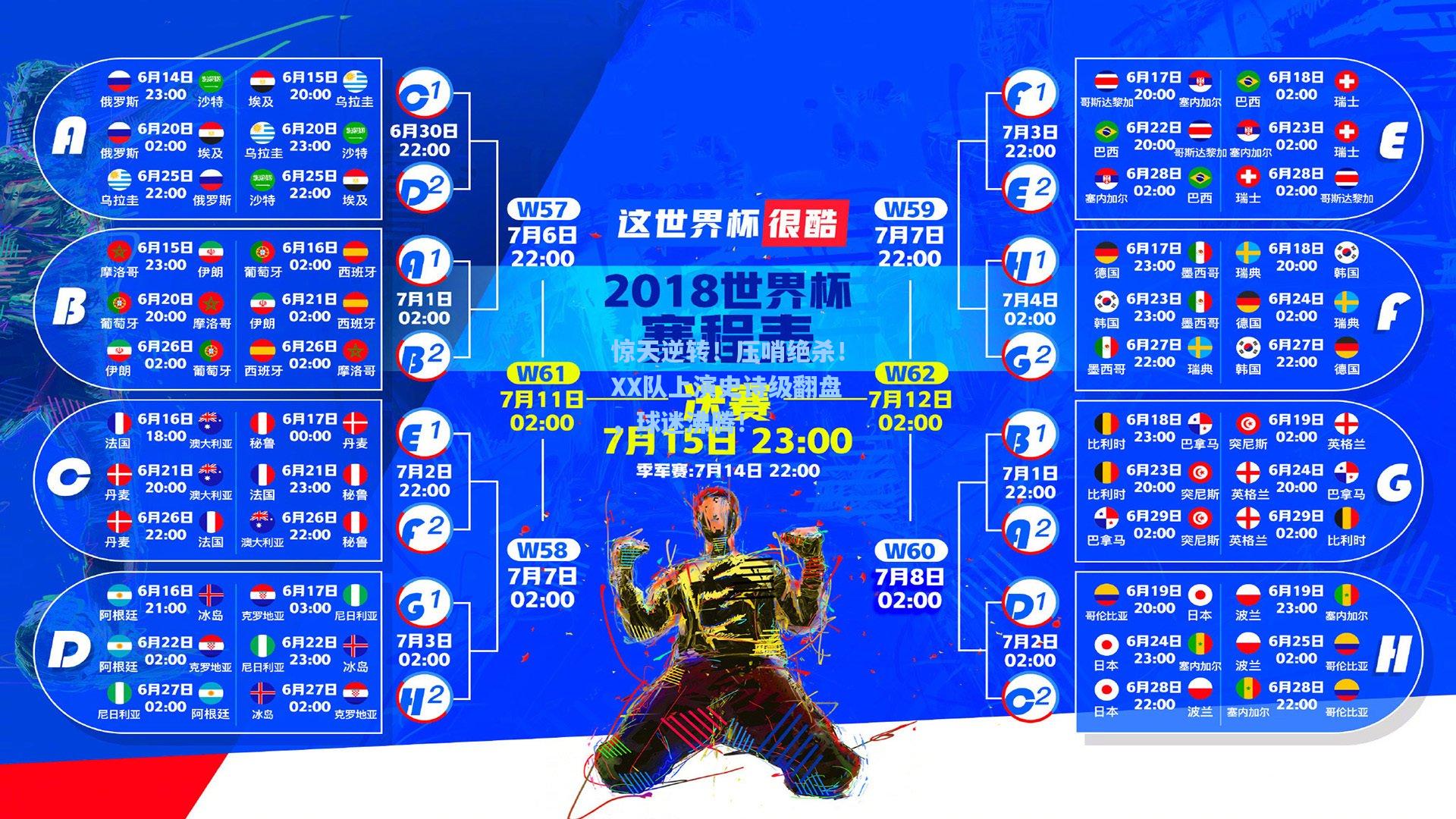 惊天逆转！压哨绝杀！XX队上演史诗级翻盘，球迷沸腾！